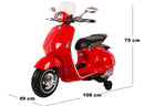 Piaggio Vespa 946 Elettrica 12V per Bambini Rossa -5