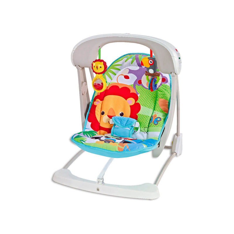 Altalena dondolo oscillante con Musica per Bambini 65x63x49 cm in Acciaio e Poliestere Baby Dreams  -4