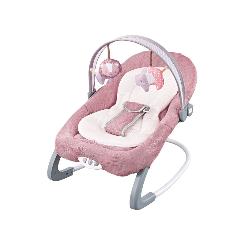 Sdraietta Dondolo con Musica per Bambini 60x68x42 cm  in Acciaio e Poliestere Baby Soft  -3