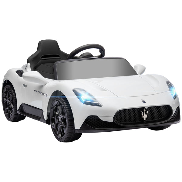 Macchina Elettrica per Bambini Licenza Maserati MC20 Velocità 3-5km/h Bianco prezzo