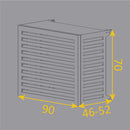 Copri Condizionatore 90x70x52 cm in Alluminio Blade S Bianco-5