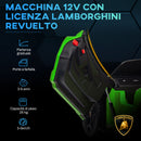 Macchina Elettrica per Bambini Licenza Lamborghini Revuelto 12V Guida Manuale e Telecomando Verde -4