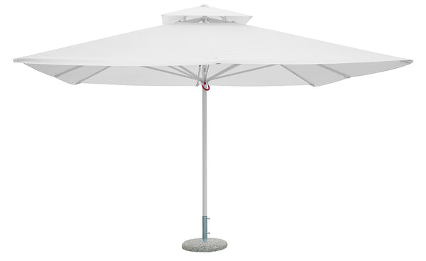 online Ombrellone da Giardino 4x4m Palo Ø60 mm in Poliestere Bianco