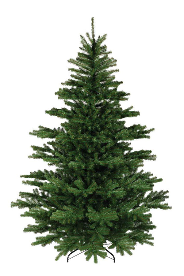 sconto Albero di Natale artificiale con base in plastica di colore verde