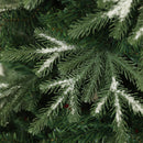 Albero di Natale Artificiale Innevato 180 cm 850 Rami Apertura a Cerniera Verde-9