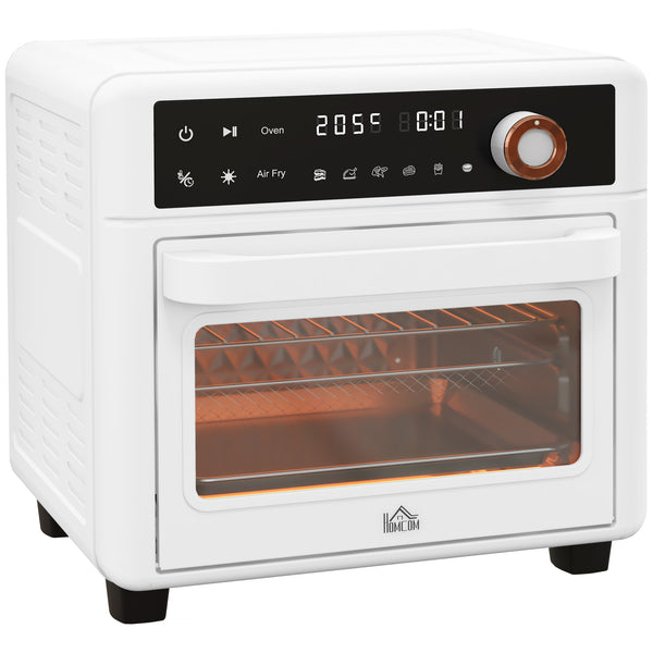 Forno Elettrico 1500W 13L 12 Programmi Friggitrice ad Aria Bianco sconto