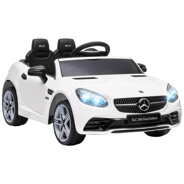 online Macchina Elettrica per Bambini Licenza Mercedes SLC 300 con Telecomando Bianco