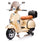 Piaggio Vespa PX150 Full Elettrica 12V per Bambini Crema