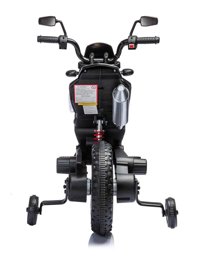 Moto Elettrica per Bambini 12V con Licenza Aprilia RX-125 Motocross Rossa-4