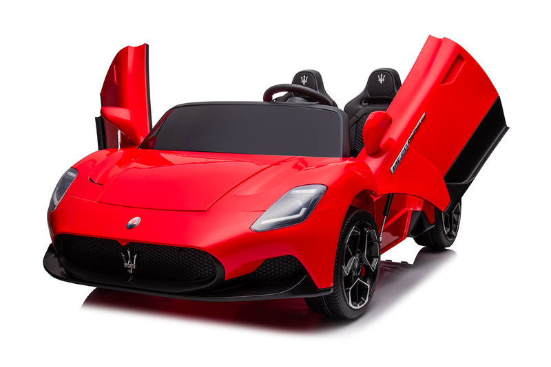 Macchina Elettrica per Bambini 12V con Licenza Maserati MC20 Rossa-10