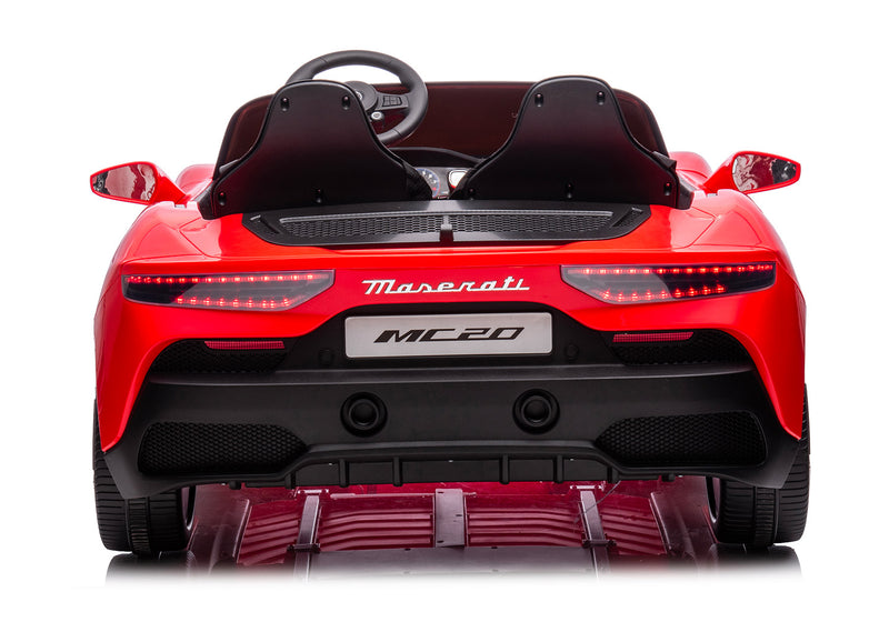 Macchina Elettrica per Bambini 12V con Licenza Maserati MC20 Rossa-4