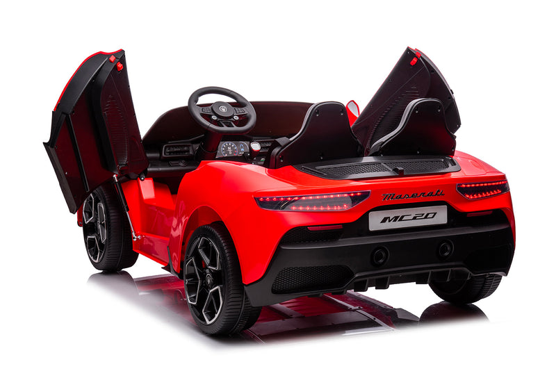 Macchina Elettrica per Bambini 12V con Licenza Maserati MC20 Rossa-6