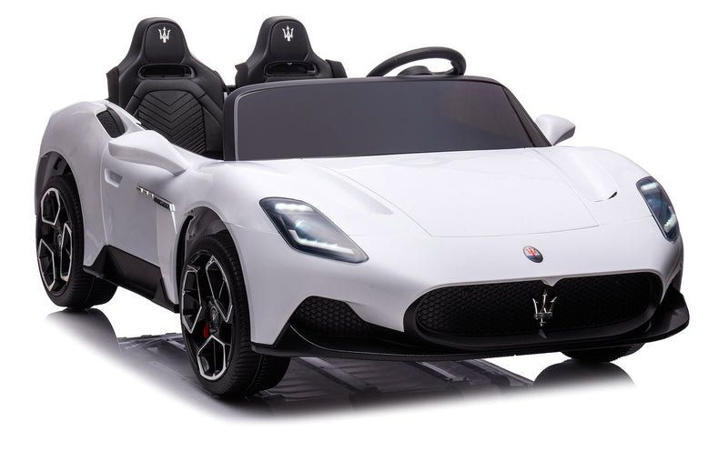 Macchina Elettrica per Bambini 12V con Licenza Maserati MC20 Bianca-9