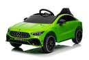 Macchina Elettrica per Bambini 12V con Licenza Mercedes CLA45 AMG Verde -1