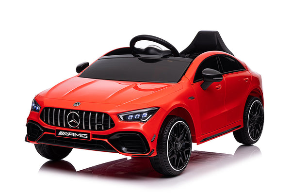 sconto Macchina Elettrica per Bambini 12V con Licenza Mercedes CLA45 AMG Rossa