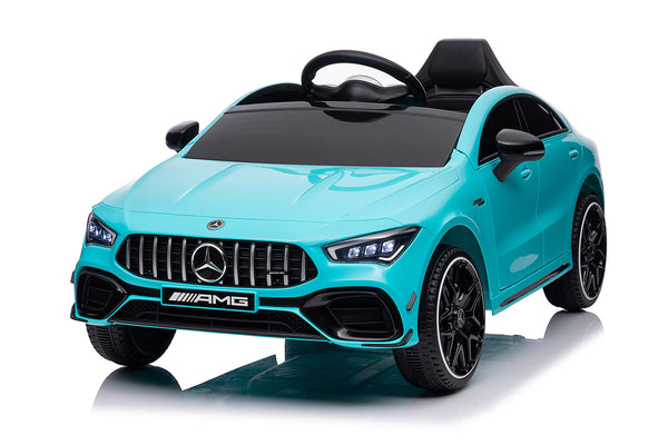 Macchina Elettrica per Bambini 12V con Licenza Mercedes CLA45 AMG Turchese prezzo