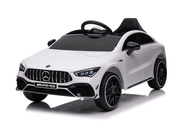 sconto Macchina Elettrica per Bambini 12V con Licenza Mercedes CLA45 AMG Bianca