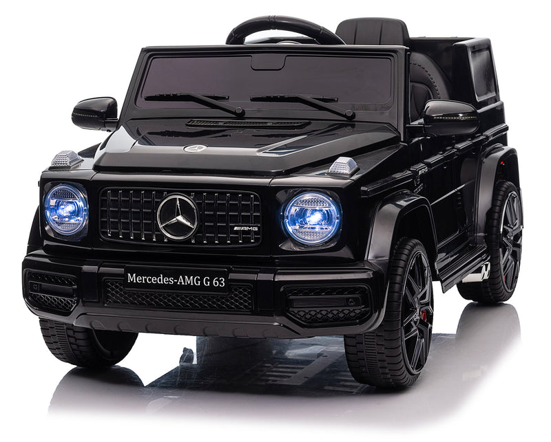 Macchina Elettrica per Bambini 12V con Licenza Mercedes AMG G 63 Nera-1