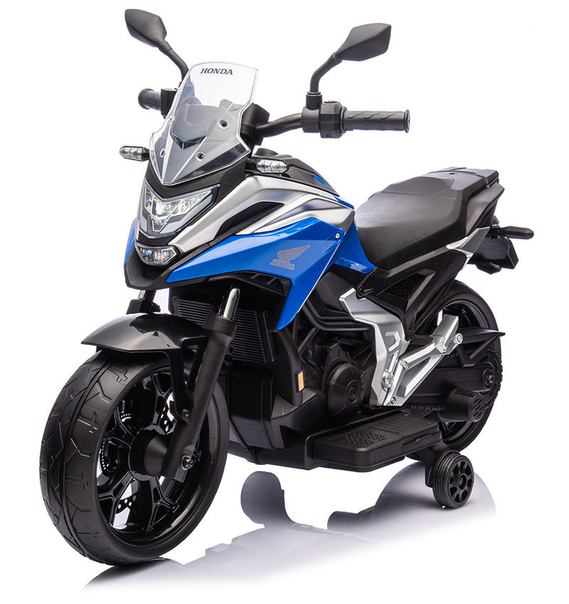 Moto Elettrica per Bambini 12V con Licenza Honda NC 750 Blu -1