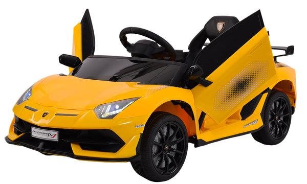 Macchina Elettrica per Bambini 12V con Licenza Lamborghini Aventador SVJ Small Giallo acquista