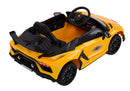 Macchina Elettrica per Bambini 12V con Licenza Lamborghini Aventador SVJ Small Giallo-8