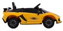 Macchina Elettrica per Bambini 12V con Licenza Lamborghini Aventador SVJ Small Giallo-9