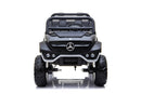 Macchina Elettrica per Bambini 12V con Licenza Mercedes Unimog Nera -2