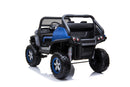 Macchina Elettrica per Bambini 12V con Licenza Mercedes Unimog Blu -7