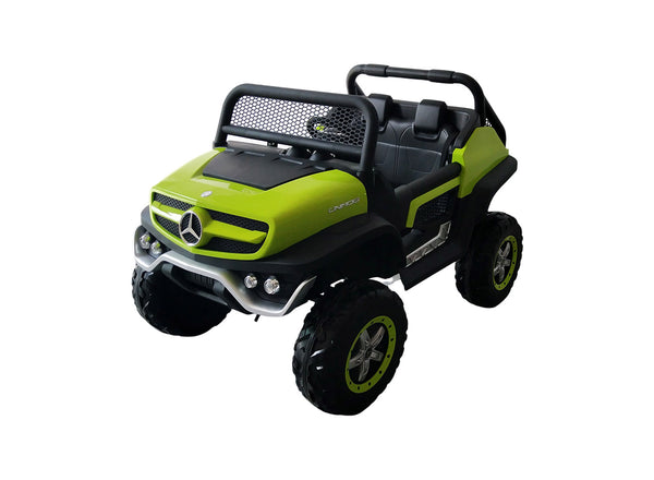 online Macchina Elettrica per Bambini 12V con Licenza Mercedes Unimog Verde