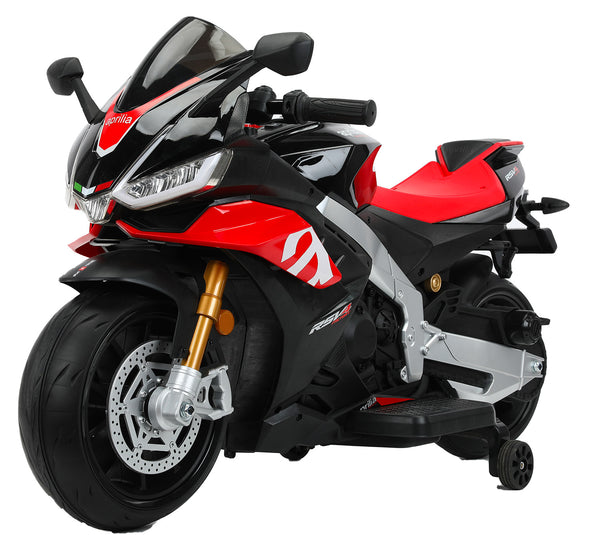 online Moto Elettrica per Bambini 24V con Licenza Aprilia RSV4 BIG Nera