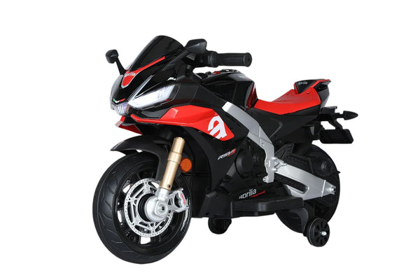 Moto Elettrica per Bambini 12V con Licenza Aprilia RSIV Small Nera sconto