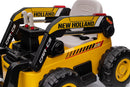 Escavatore Elettrico per Bambini 12V con Pala Scavatrice New Holland Giallo e Nero-3