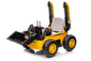 Escavatore Elettrico per Bambini 12V con Pala Scavatrice New Holland Giallo e Nero-9