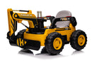 Escavatore Elettrico per Bambini 12V Ruspa Truck Giallo e Nero-1