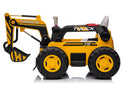 Escavatore Elettrico per Bambini 12V Ruspa Truck Giallo e Nero-2