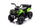 Quad Elettrico per Bambini Safari 6V con Bauletto Posteriore Verde