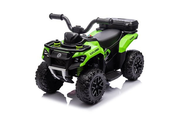 Quad Elettrico per Bambini Safari 6V con Bauletto Posteriore Verde online