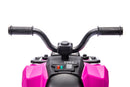 Quad Elettrico per Bambini Safari 6V con Bauletto Posteriore Rosa