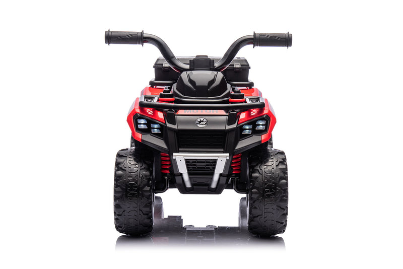 Quad Elettrico per Bambini Safari 6V con Bauletto Posteriore Rosso