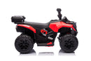 Quad Elettrico per Bambini Safari 6V con Bauletto Posteriore Rosso