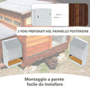 Mangiatoia per Galline 35x20x63 cm Capienza 23kg in Acciaio Zincato  -3