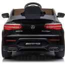 Macchina Elettrica per Bambini Licenza Mercedes-Benz GLC 63S AMG 12V con Sedile in Pelle Telecomando Nero-4