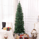 Albero di Natale Artificiale 210 cm 687 Rami Design Alto e Stretto Verde -2