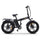 Fat-Bike Bicicletta Elettrica Pieghevole 36V a Pedalata Assistita 20” 250W SkyJet NitroPro Nera