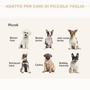 Cuccia Divanetto per Cani con Spazio Portaoggetti e Cuscino 76x45x43 cm Grigio Chiaro-8