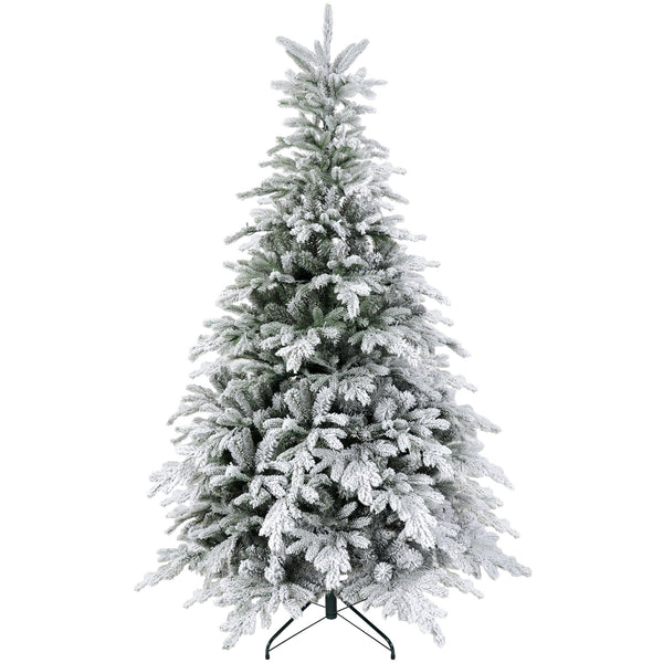 Albero di Natale Artificiale Innevato 180 cm 1321 Rami Verde prezzo