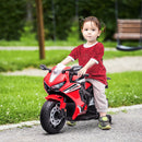 Moto Elettrica per Bambini con Licenza Honda CBR 1000RR 6V Velocità 3km/h Rosso  -2