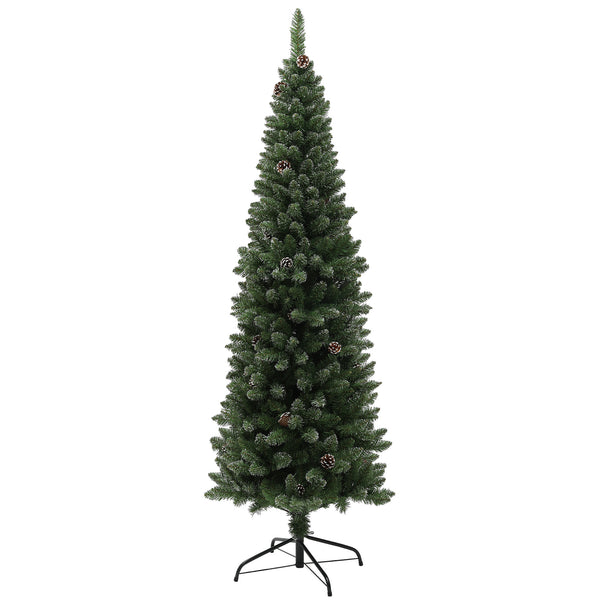 prezzo Albero di Natale Artificiale 180 cm 618 Rami con Pigne Verde