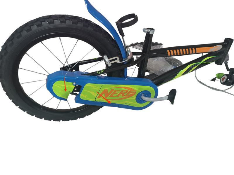 Bicicletta per Bambino 16” 2 Freni Nerf Nera Seconda Scelta