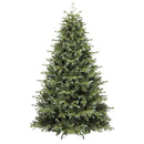 Albero di Natale artificiale alto 210 cm realizzato in PE+PVC con punte argentate-1